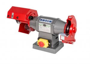 Smerigliatrice da banco Nebes S-150 con motore ad induzione 375W velocità  2800 RPM completa di